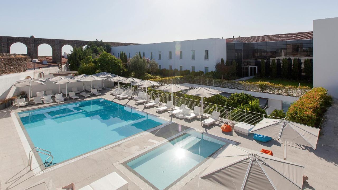 M'Ar De Ar Aqueduto Hotel Евора Екстериор снимка The hotel's swimming pool